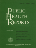 Public Health Report  v 71 no 6  cover