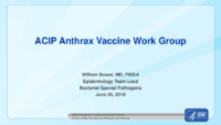 ACIP Anthrax Vaccine Work Group