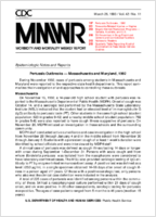 Morbidity and Mortality Weekly Report MMWR March 26 1993  Vol 42  No 11