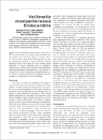 Veillonella montpellierensis Endocarditis