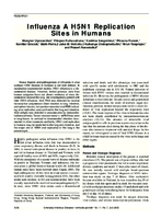Influenza A H5N1 Replication Sites in Humans