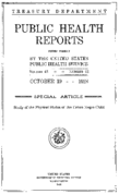Public Health Reports  v 43 no 42  cover