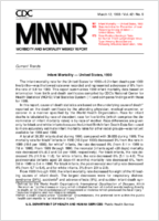 Morbidity and Mortality Weekly Report MMWR March 12 1993  Vol 42  No 9