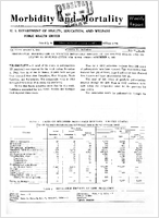 Morbidity and Mortality Weekly Report Vol 11 No 44 for Release November 9 1962