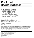 Advance Data from Vital and Health Statistics Numbers 141150