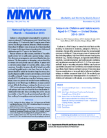 MMWR Morbidity and Mortality Weekly Report Vol 64 No 43 November 6 2015