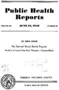 Public Health Reports  v 63 no 26  cover