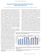 Occupational Fatalities During the Oil and Gas Boom  United States 20032013