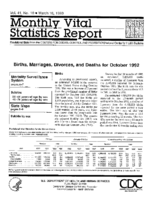 Births marriages divorces and deaths for October 1992