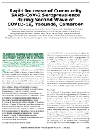 Rapid Increase of Community SARSCoV2 Seroprevalence during Second Wave of COVID19 Yaound Cameroon