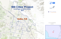 500 Cities Project Local Data for Better Health 2014 Indio CA