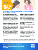 Las pruebas de deteccion del cancer de mama y el Programa de Atencion Medica del World Trade Center