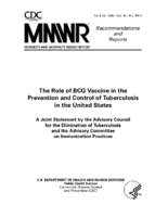 Morbidity and Mortality Weekly Report Recommendations and Reports April 26 1996  Vol 45  No RR4