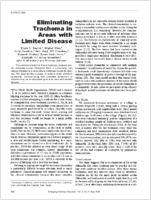 Eliminating Trachoma in Areas with Limited Disease