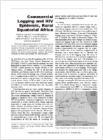 Commercial Logging and HIV Epidemic Rural Equatorial Africa