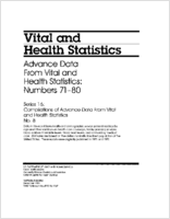 Advance Data from Vital and Health Statistics Numbers 7180