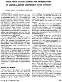 Crude tissue culture antigen for determination of varicellazoster complement fixing antibody