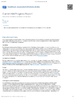 2024 National and State HealthcareAssociated Infections Progress Report  Executive Summary Technical Appendix References Glossary