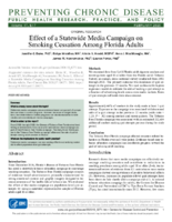 Effect of a Statewide Media Campaign on Smoking Cessation Among Florida Adults