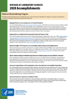 Division of Laboratory Sciences 2020 accomplishments