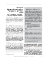 Invasive Aspergillosis after Pandemic H1N1 2009