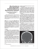 Burkholderia pseudomallei Misidentified by Automated System