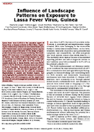Influence of Landscape Patterns on Exposure to Lassa Fever Virus Guinea