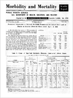 Morbidity and Mortality Weekly Report For release April 10 1959 Vol 8 No 13