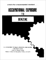 Criteria for a Recommended Standard Occupational Exposure to Benzene 1974