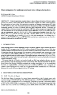 Heat Mitigation for Underground Coal Mine Refuge Alternatives