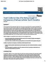 Trash Collector Dies After Being Caught in Compactor of Refuse Vehicle  North Carolina FACE 9603