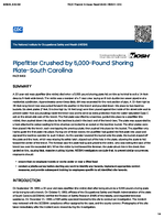 Pipefitter Crushed by 5000Pound Shoring Plate  South Carolina FACE 9403