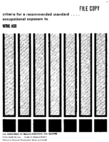 Criteria for a Recommended Standard Occupational Exposure to Nitric Acid 1976