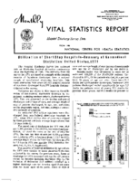 Utilization of shortstay hospitalssummary of nonmedical statistics  United States 1971