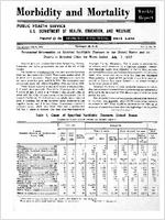 Morbidity and Mortality Weekly Report For release July 8 1960 Vol 9 No 26