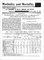 Morbidity and Mortality Weekly Report For release February 6 1959 Vol 8 No 4