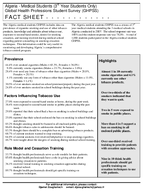 Algeria  Medical Students 3rd Year Students Only Global Health Professions Student Survey GHPSS  Fact Sheet