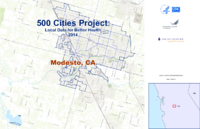 500 Cities Project Local Data for Better Health 2014 Modesto CA
