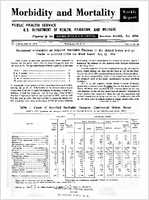 Morbidity and Mortality Weekly Report For release July 18 1958 Vol 7 No 28