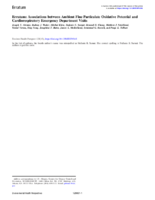 Erratum Associations Between Ambient Fine Particulate Oxidative Potential and Cardiorespiratory Emergency Department Visits