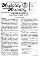 Morbidity and Mortality Weekly Report Vol 24 No 23 week ending June 7 1975