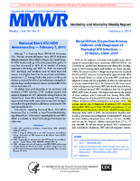 MMWR Morbidity and Mortality Weekly Report Vol 59 No 4 February 5 2010
