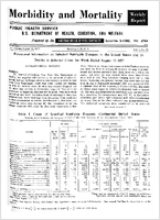 Morbidity and Mortality Weekly Report Vol 6 No 33 for Release August 23 1957