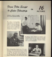 From film script to color filmstrip in 16 pictures