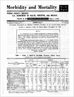 Morbidity and Mortality Weekly Report For release December 16 1960 Vol 9 No 49