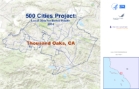 500 Cities Project Local Data for Better Health 2014 Thousand Oaks CA