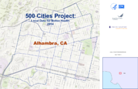 500 Cities Project Local Data for Better Health 2014 Alhambra CA