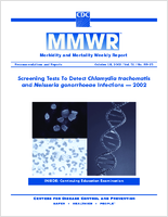 Morbidity and Mortality Weekly Report Recommendations and Reports October 18 2002  Vol 51  No RR15