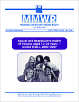 Morbidity and Mortality Weekly Report MMWR Surveillance Summaries July 2009  Vol 58  No SS6