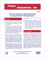 Hazard ID 10 Workers Exposed to Class B Biosolids During and After Field Application